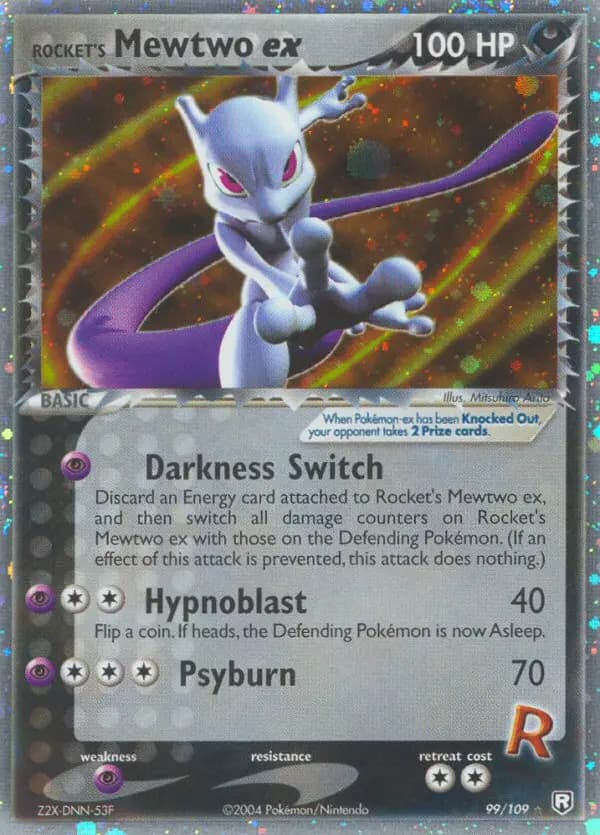 Rocket's Mewtwo ex #99 — EX Team Rocket Returns