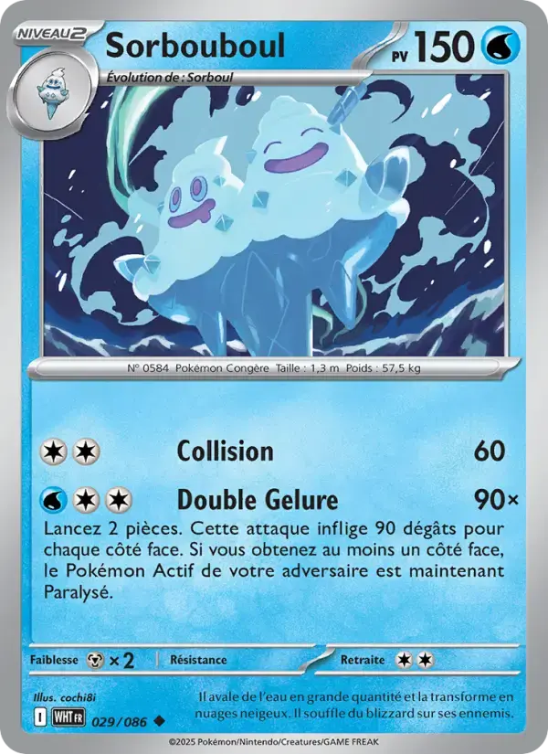 Carte Pokémon Sorbouboul #029 — Flamme Blanche