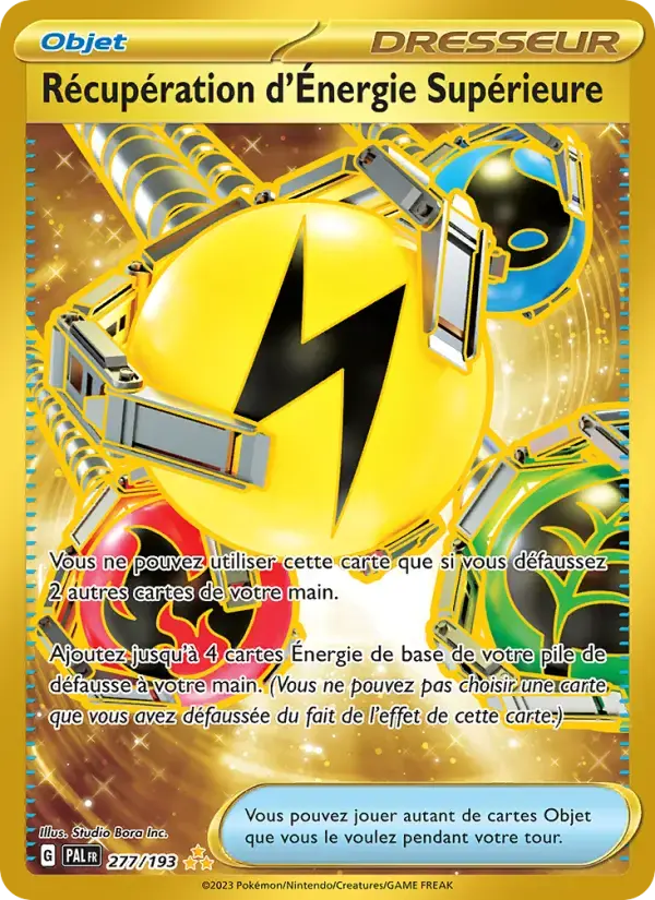 Carte Pokémon Récupération d'Énergie Supérieure #277 — Évolutions à Paldea