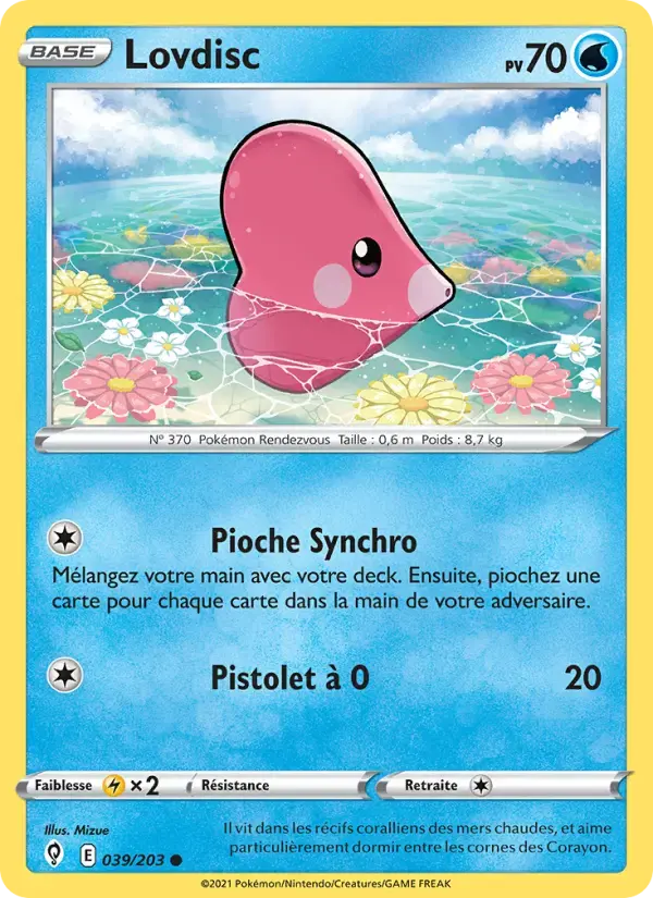Carte Pokémon Lovdisc #39 — Évolution Céleste