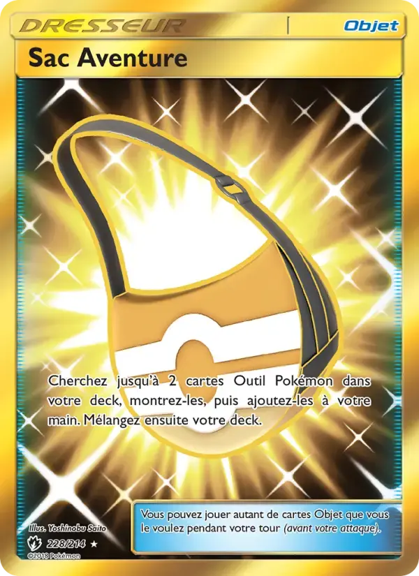 Carte Pokémon Sac Aventure #228 — Tonnerre Perdu