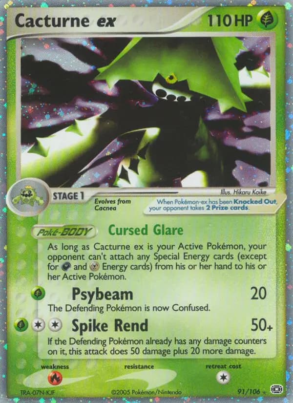 Cacturne ex #91 — Emerald