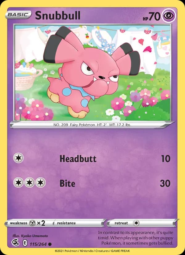 Snubbull #115 — Fusion Strike