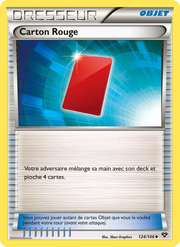 Carte Pokémon Carton Rouge #124 — XY