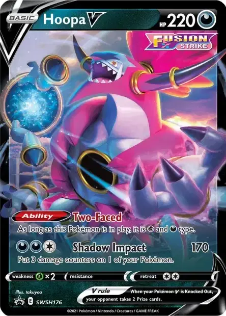 Carte Pokémon Hoopa-V #SWSH176 — Jumbo