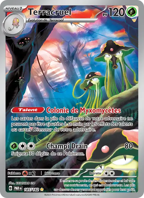 Carte Pokémon Terracruel #185 — Faille Paradoxe
