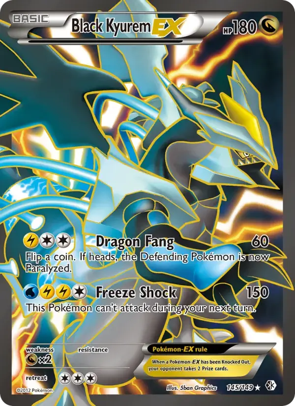 Black Kyurem-EX #145 — Boundaries Crossed
