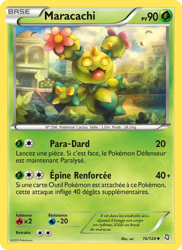 Carte Pokémon Maracachi #16 — Dragons Exaltés
