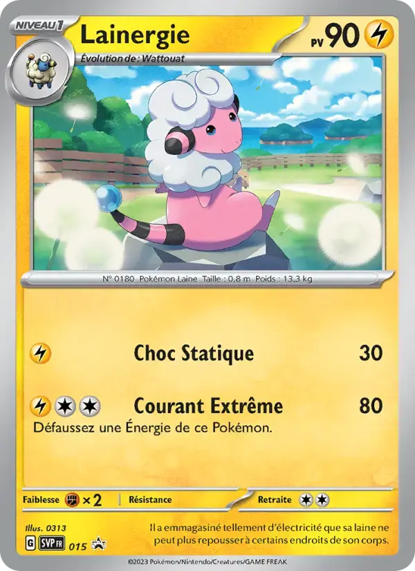 Carte Pokémon Lainergie #015 — Promos Écarlate et Violet