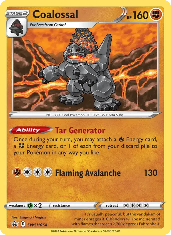 Coalossal #SWSH054 — Sword & Shield Promos