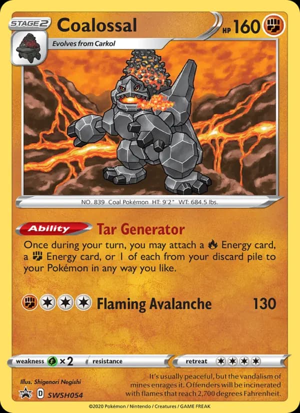 Coalossal #SWSH054 — Sword & Shield Promos