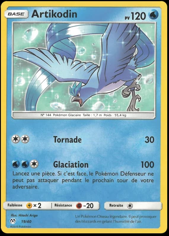 Carte Pokémon Artikodin #19 — 2019 Promo McDonald's