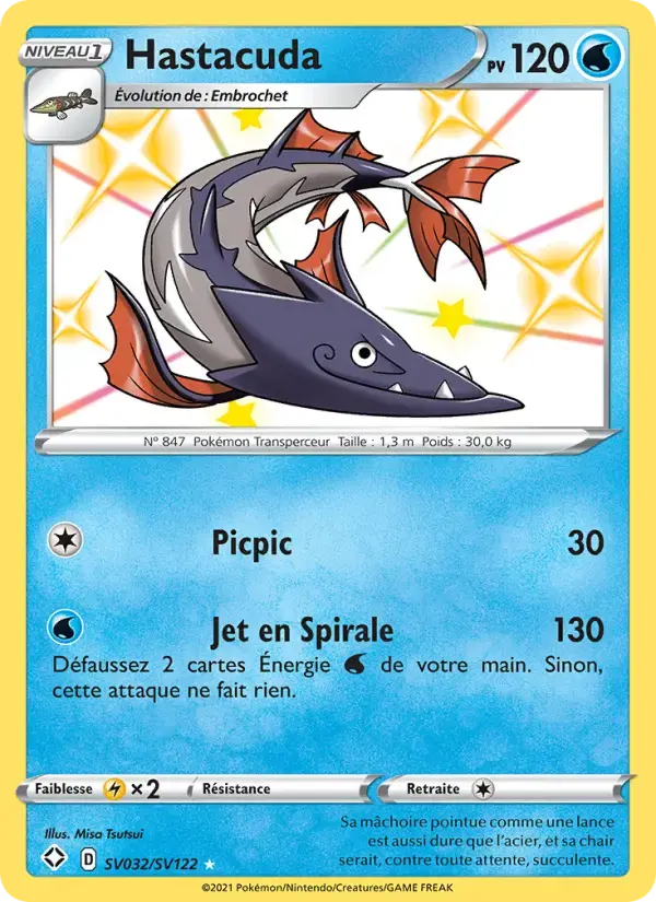 Carte Pokémon Hastacuda #SV032 — Destinées Radieuses