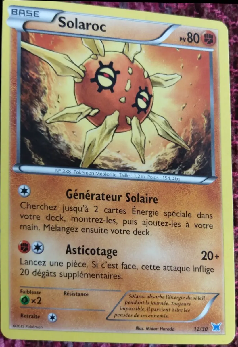 Carte Pokémon Solaroc #12 — Kit du Dresseur XY (Latios)