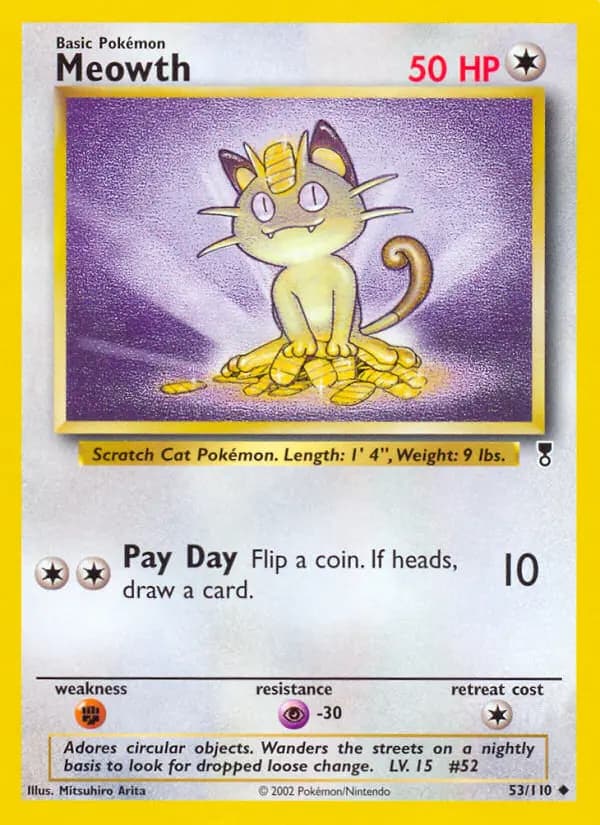 Meowth #53 — Legendary Collection