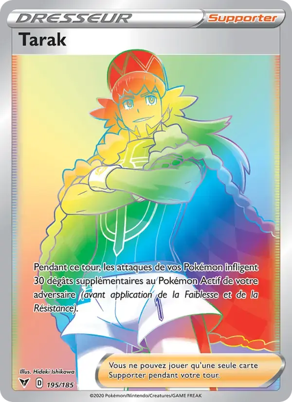 Carte Pokémon Tarak #195 — Voltage Éclatant