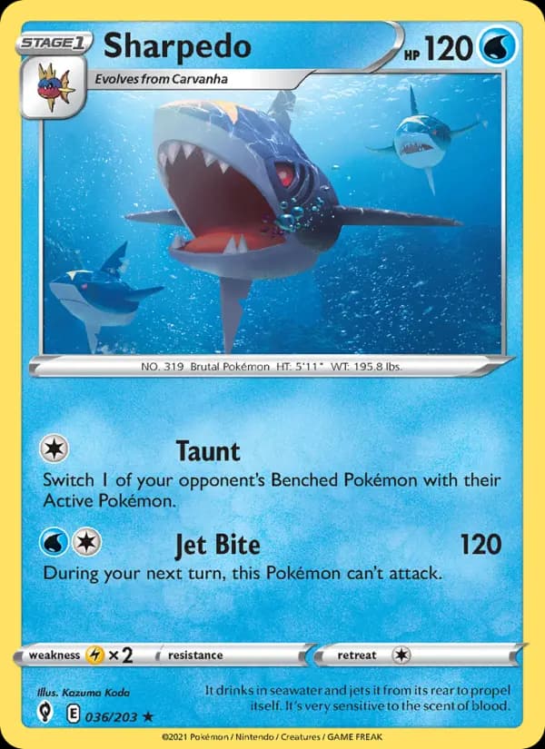 Sharpedo #36 — Evolving Skies