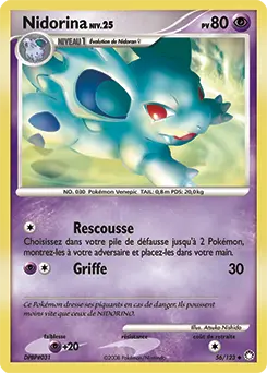 Carte Pokémon Nidorina #56 — Trésors Mystérieux