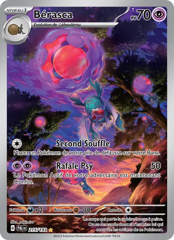 Carte Pokémon Bérasca #215 — Évolutions à Paldea
