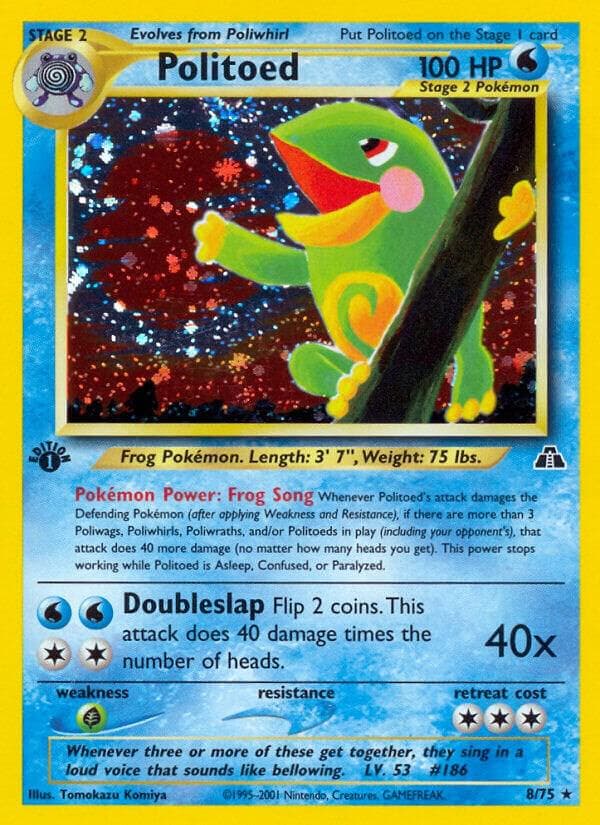 Politoed #8 — Neo Discovery