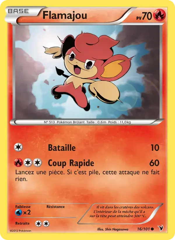 Carte Pokémon Flamajou #16 — Nobles Victoires