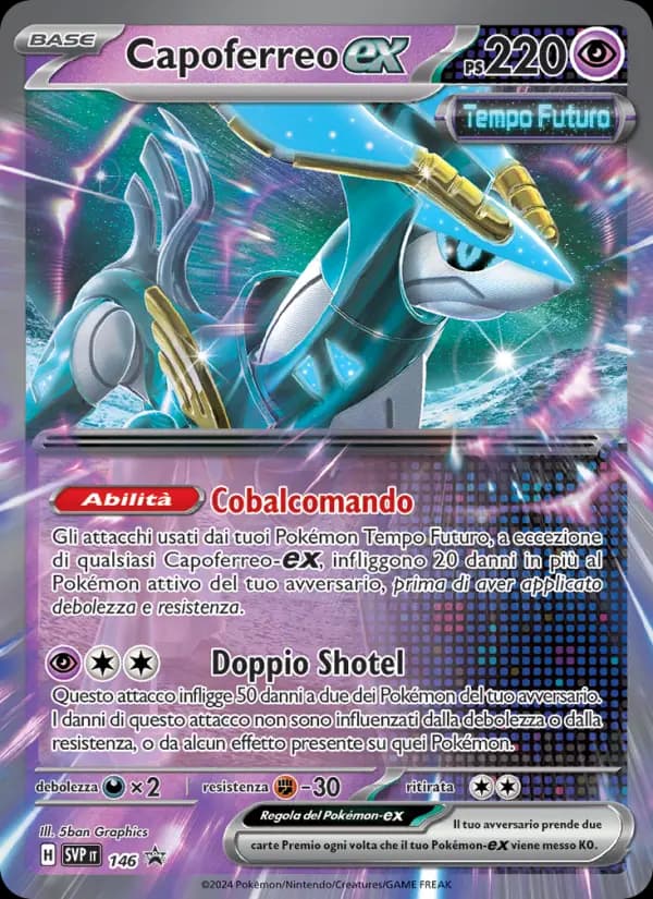 Carte Pokémon Chef-de-Fer-ex #146 — Promos Écarlate et Violet