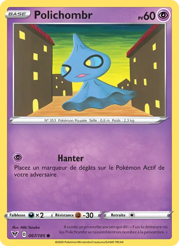 Carte Pokémon Polichombr #67 — Voltage Éclatant