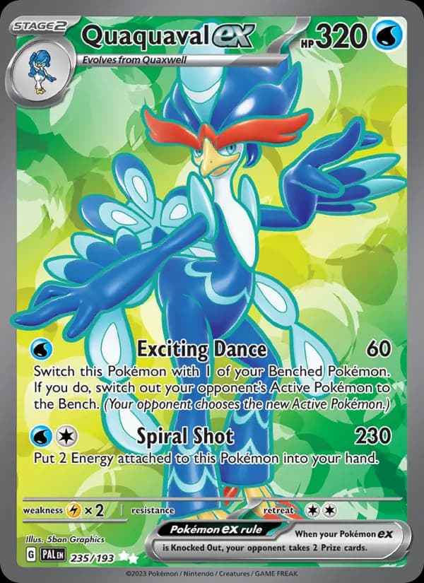 Quaquaval ex #235 — Paldea Evolved