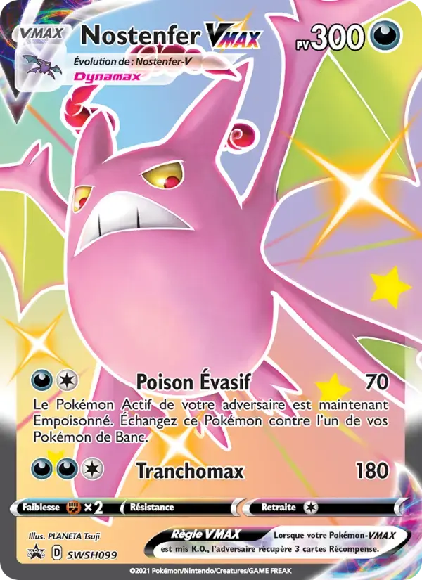 Carte Pokémon Nostenfer VMAX #SWSH099 — Promos Épée et Bouclier
