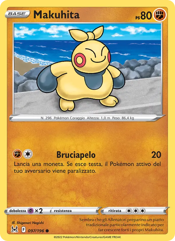 Carte Pokémon Makuhita #097 — Origine Perdue