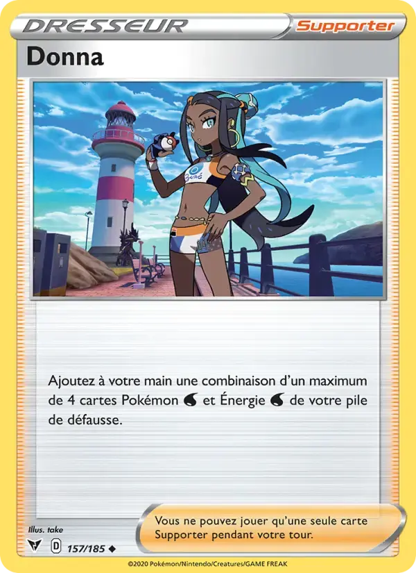 Carte Pokémon Donna #157 — Voltage Éclatant
