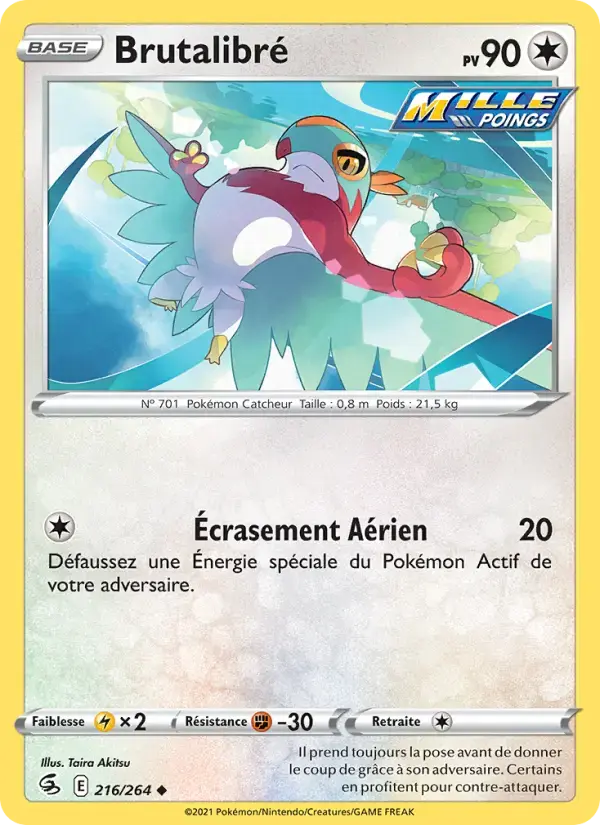 Carte Pokémon Brutalibré #216 — Poing de Fusion