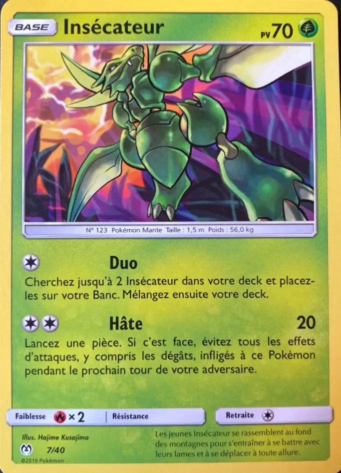 Carte Pokémon Insécateur #7 — 2019 Promo McDonald's