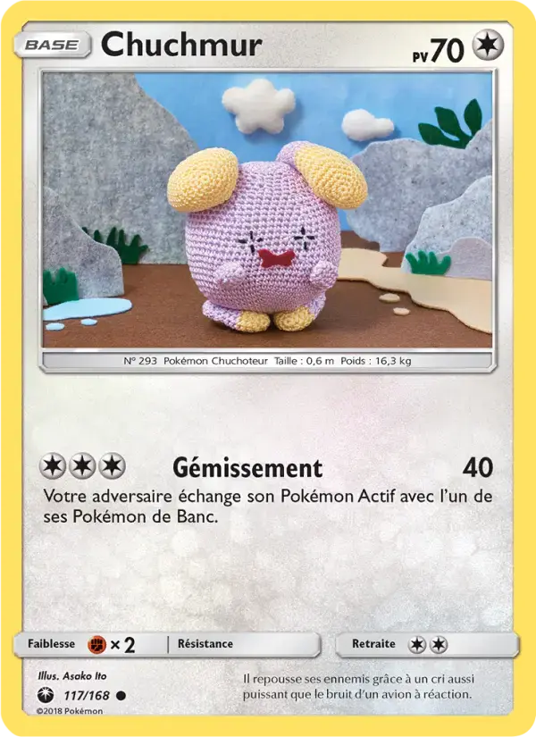 Carte Pokémon Chuchmur #117 — Tempête Céleste