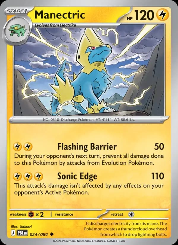 Manectric #024 — Pitch Black