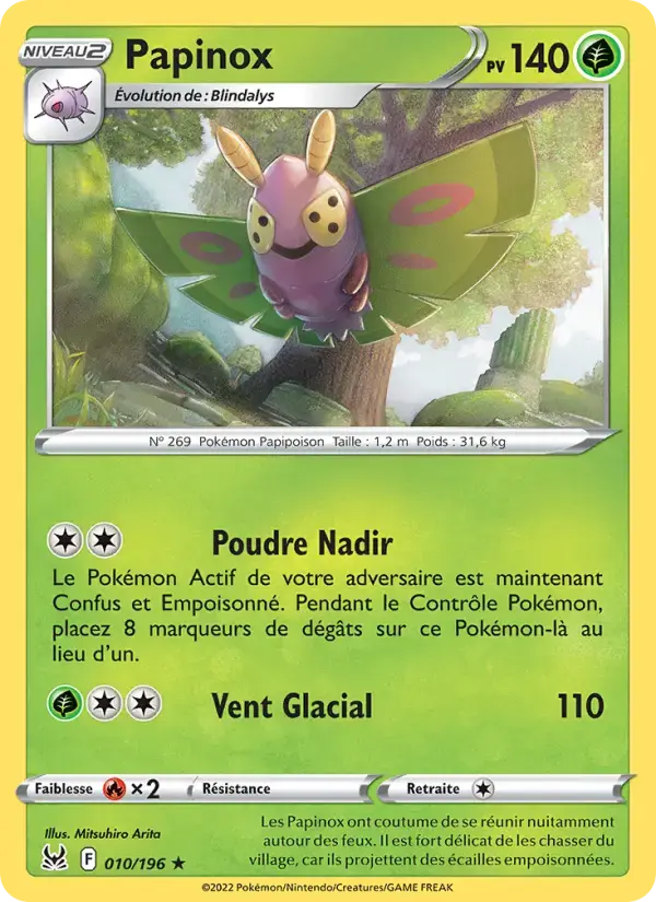 Carte Pokémon Papinox #010 — Origine Perdue