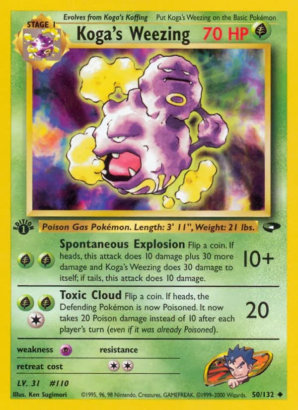 Koga's Weezing #50 — Gym Challenge