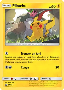 Carte Pokémon Pikachu #SM234 — Promos Soleil et Lune