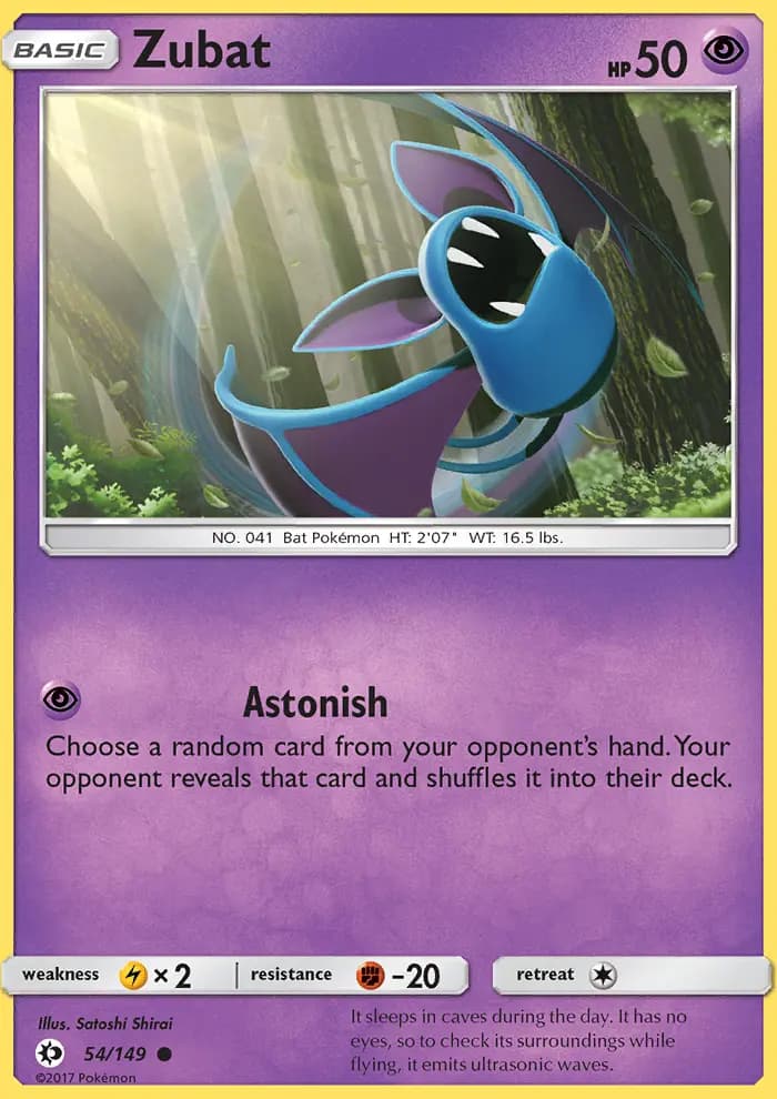 Zubat #54 — Sun & Moon