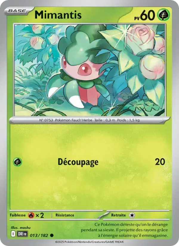 Carte Pokémon Mimantis #013 — Rivalités Destinées