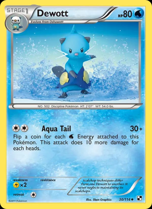 Dewott #30 — Black & White