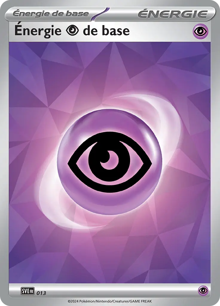 Carte Pokémon Énergie Psy #013 — Énergies Écarlate et Violet