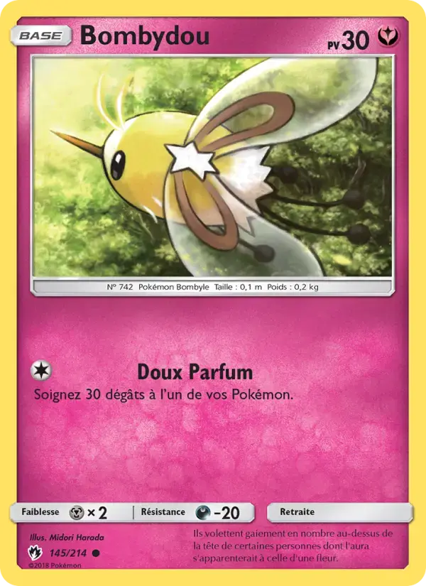 Carte Pokémon Bombydou #145 — Tonnerre Perdu