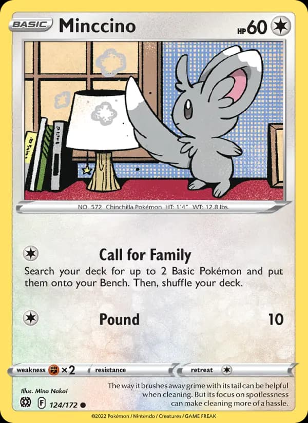 Minccino #124 — Brilliant Stars