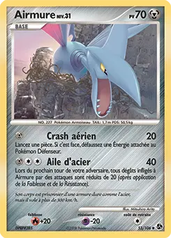Carte Pokémon Airmure #53 — Duels au Sommet