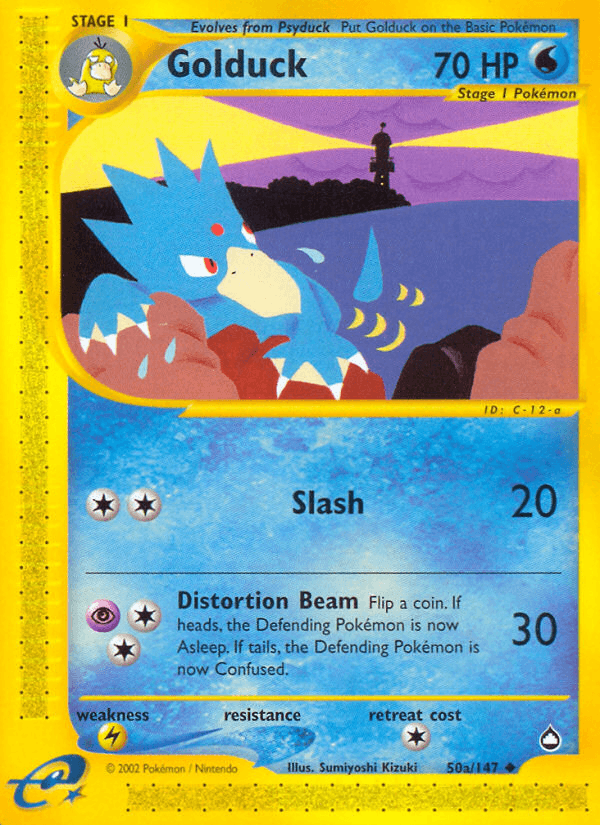 Golduck #50 — Aquapolis