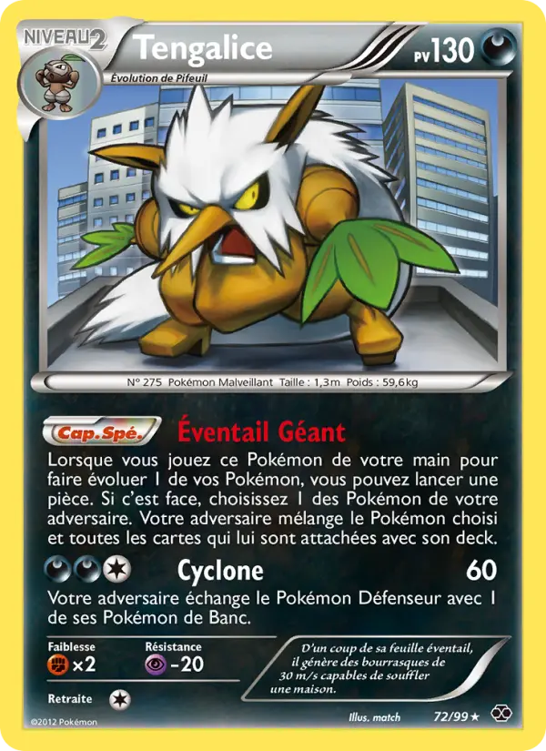 Carte Pokémon Tengalice #72 — Destinées Futures