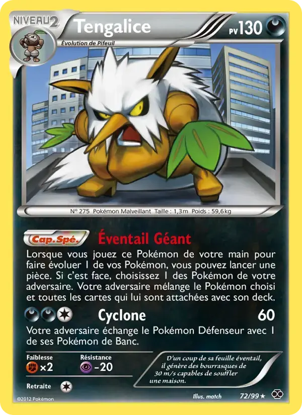 Carte Pokémon Tengalice #72 — Destinées Futures