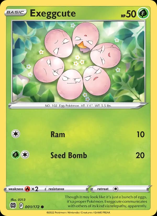 Exeggcute #001 — Brilliant Stars