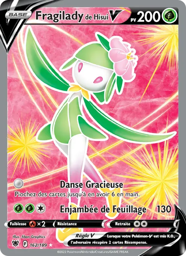 Carte Pokémon Fragilady de Hisui V #162 — Astres Radieux